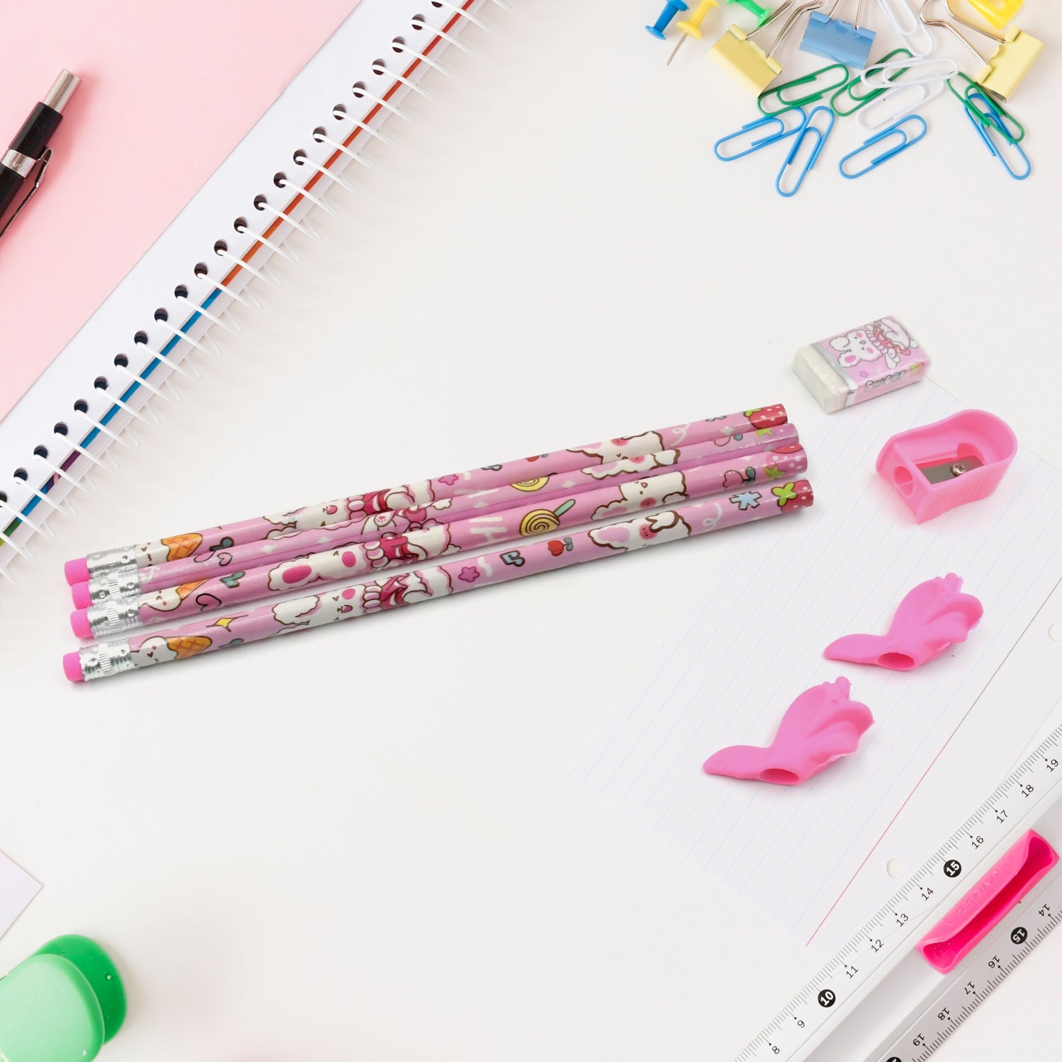 4298 Stationery Kit for Kids - Stationery Set, Includes Wooden Pencil, Sharpener, Pencil and Eraser Set, Small Diary School Supply Set, Birthday Return Gift for Kids, Boys, Girls (9 pc Set) 4298 Stationery Kit for Kids - Stationery Set, Includes Wooden Pencil, Sharpener, Pencil and Eraser Set, Small Diary School Supply Set, Birthday Return Gift for Kids, Boys, Girls (9 pc Set)